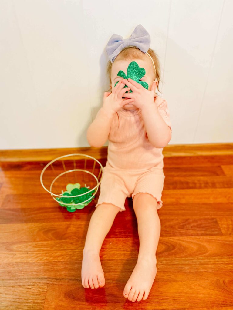 Shamrock Scavenger Hunt - Simple Budget-Friendly Toddler St. Patrick's Day Activities