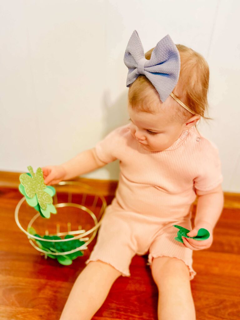 Shamrock Scavenger Hunt 2 - Simple Budget-Friendly Toddler St. Patrick's Day Activities