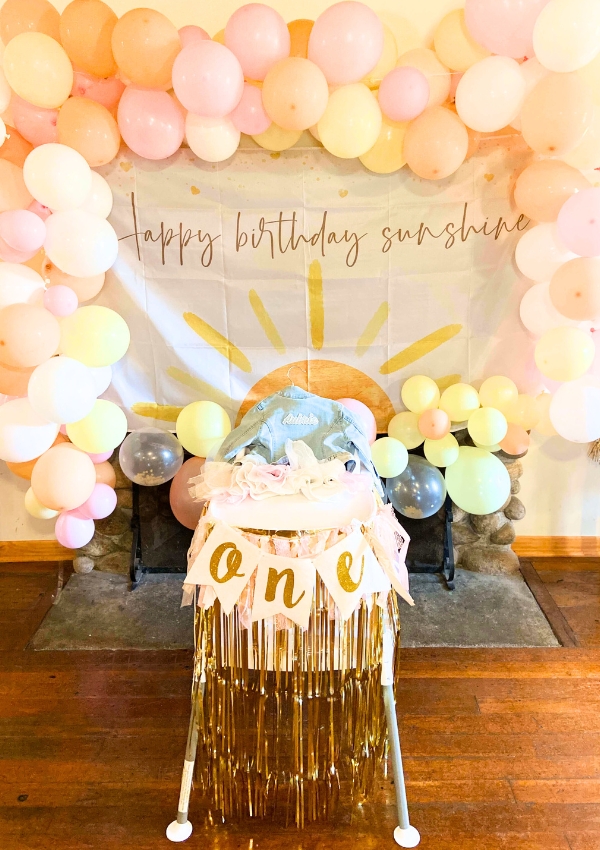 happy birthday sunshine banner sunshine birthday party