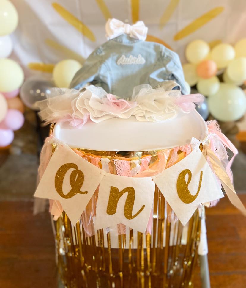 high chair banner for sunshine birthday party